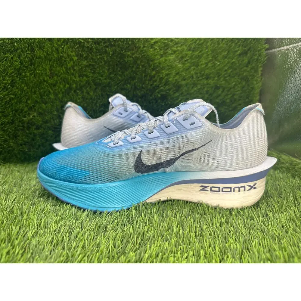 Nike Vaporfly 4 HF6412-114 Athletic Sneaker Womens 8.5 Blue Mesh Gym Road Racing
